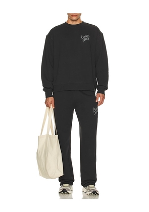 Museum of Peace and Quiet Warped Sweatpants in Black. Size XL/1X. Also in XS.