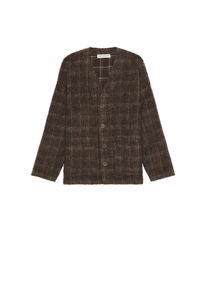 Our Legacy Cardigan in Brown. Size 48. Also in 46, 50.