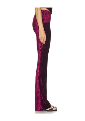 Michael Costello x REVOLVE Ryliana Pant in Burgundy. Size M. Also in XXS, XS, S, L.