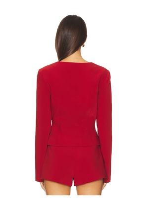 MAJORELLE Lori Jacket in Red. Size M. Also in XXS, XS, S, L, XL.