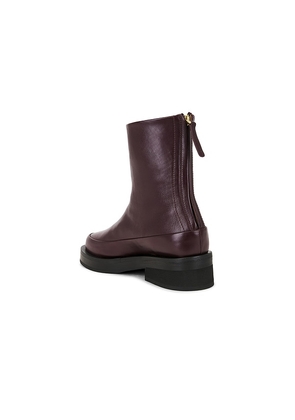 Mansur Gavriel Marion Boot in Wine. Size 36.5. Also in 36, 37, 37.5, 38.5, 39, 39.5.