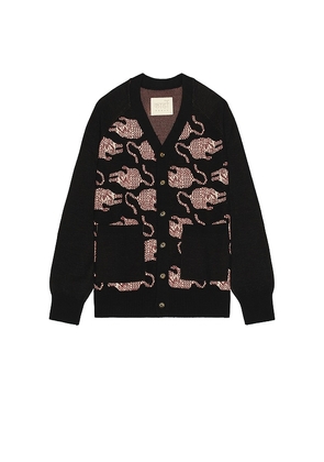 Kardo Agamay Knitted Cardigan With Patch Pockets in Black. Size M. Also in L.