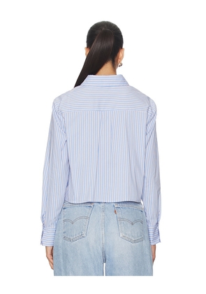 LIONESS Palmer Shirt in Baby Blue. Size M. Also in S, XXS, XS, L, XL.