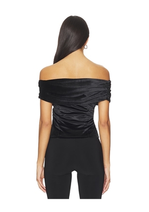 Lovers and Friends Natalia Velvet Top in Black. Size M. Also in S, XL, XS, XXS.