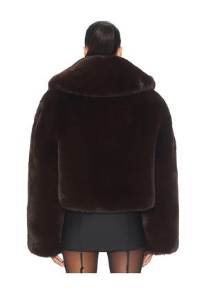 NBD Brooklyn Jacket in Brown. Size M. Also in L, XL, XS, XXS.