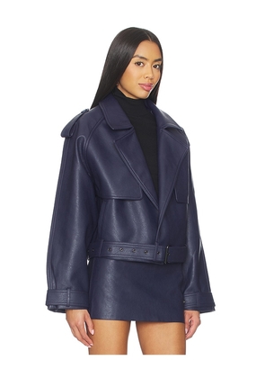 Nakedvice x REVOLVE The Madden Jacket in Navy. Size M. Also in XS, S, L.