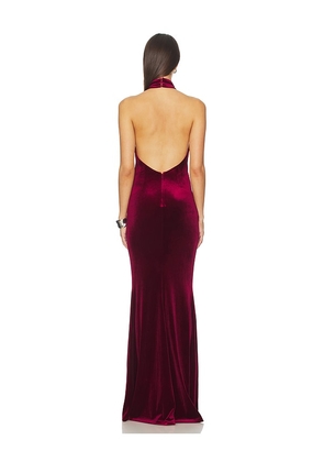 NBD Gal Gown in Burgundy. Size M. Also in XXS, XS, S, L, XL.