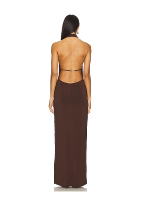 NIA Xenia Dress in Chocolate. Size S. Also in XS, L.