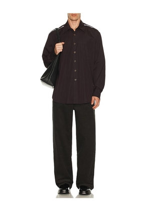 Our Legacy Above Shirt in Chocolate. Size 48. Also in 46, 52.