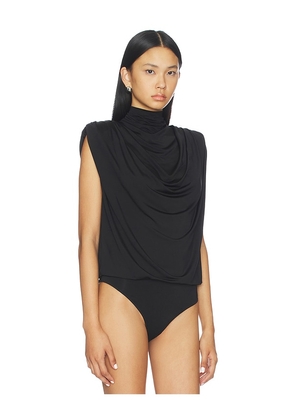 NBD Darcy Bodysuit in Black. Size M. Also in XXS, L, XL.