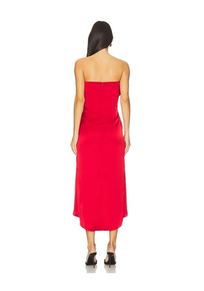 KIKA VARGAS Almaz Dress in Red. Size 0. Also in 4, 6.