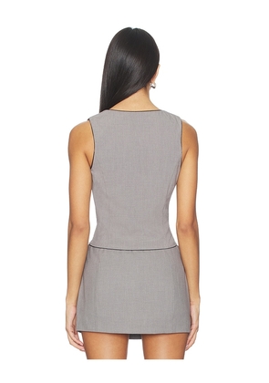 NIA Anouk Top in Grey. Size M. Also in XS, S, L, XL.