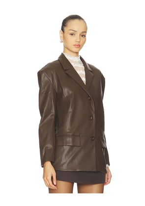 Maude Club Brenda Jacket in Brown. Size M. Also in S, XS.