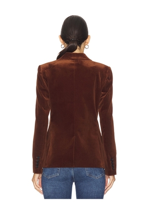 NILI LOTAN Veda Jacket in Brown. Size 10. Also in 0, 2, 6, 8.