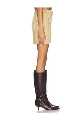 Lovers and Friends Carolina Skirt in Beige. Size M. Also in L, S, XL, XS, XXS.