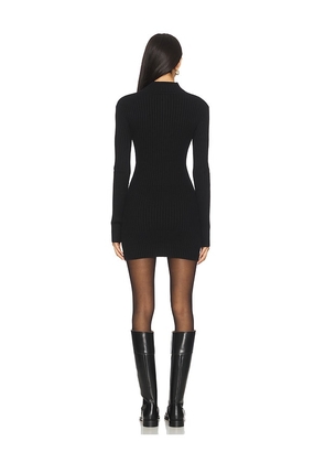 Lovers and Friends Zenni Zip Front Mini Dress in Black. Size M. Also in L, S, XS, XXS.