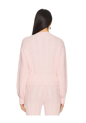 Lovers and Friends Bessie Cardigan in Pink. Size L. Also in M, XL, XXS.