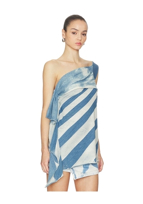 Masha Popova Backless Top in Blue. Size S. Also in XS.