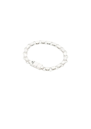 MAPLE Billy Bracelet in Metallic Silver. Size 20cm. Also in 19cm, 21cm.