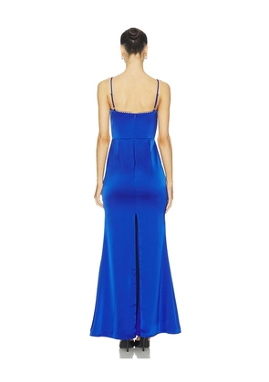 Katie May Yasmin Gown in Blue. Size S. Also in XS, M.