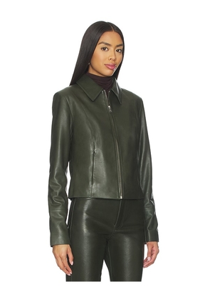 LAMARQUE Oceana Jacket in Olive. Size M. Also in XS, S, L.