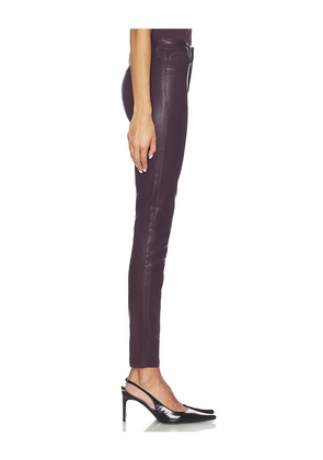 L'AGENCE Marguerite High Rise Skinny in Wine. Size 25. Also in 24, 26, 27, 28.