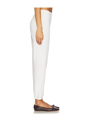 LA Made Classic Sweatpant in Ivory. Size M. Also in S, XS.