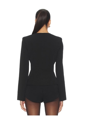 MORE TO COME Alicia Bow Front Top in Black. Size M. Also in XS, S.