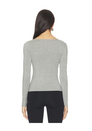 Miaou Amelia Top in Grey. Size M. Also in S, L, XL.