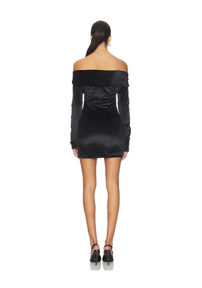 Lovers and Friends Natalia Velvet Mini Dress in Black. Size M. Also in L, S, XL, XS, XXS.
