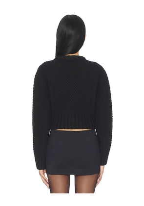 MAJORELLE Phiala Cardigan in Black. Size M. Also in XS, S, L.