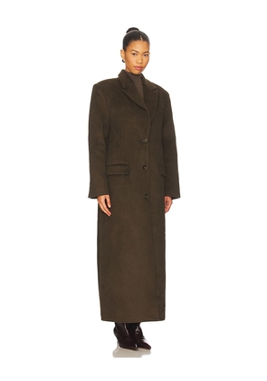 Nakedvice The Isla Coat in Olive. Size M. Also in XS, S, L.
