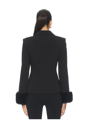 MAJORELLE Daphne Jacket in Black. Size M. Also in S, XXS, XS.