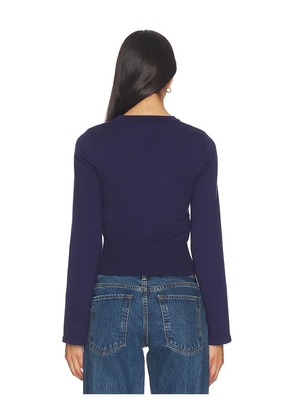 MORE TO COME Lindsey Cardigan in Navy. Size M. Also in L, S, XS.