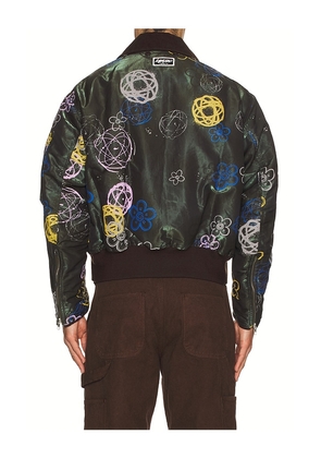 Kenzo x Futura Bomber in Green. Size M. Also in L.