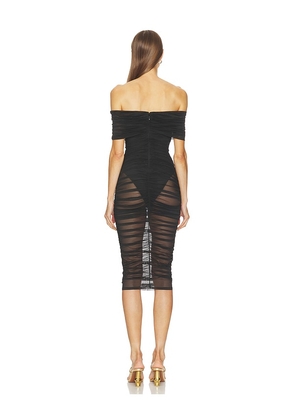 Michael Costello x REVOLVE Umanzor Midi Dress in Black. Size M. Also in XS, S.