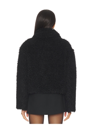 Karina Grimaldi Noelle Fur Jacket in Black. Size XS. Also in S.