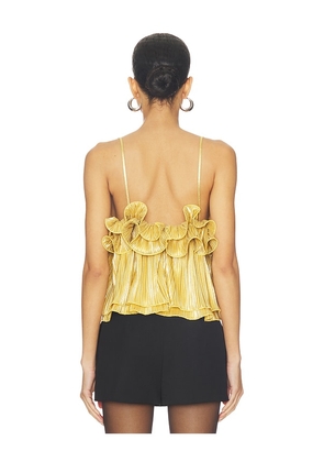 Lovers and Friends Aleena Top in Metallic Gold. Size M. Also in S, XS, XXS.