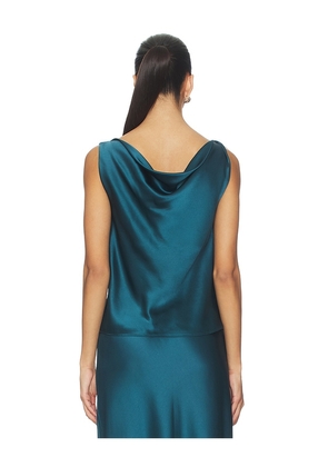 LESET Barb Shell Top in Teal. Size M. Also in XS, S.