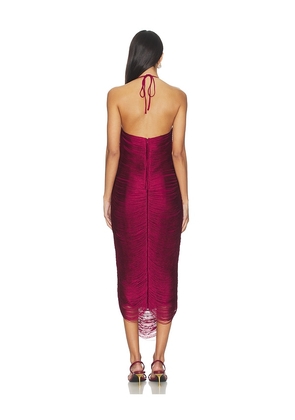 NBD Feya Maxi Dress in Burgundy. Size M. Also in L, S, XL, XS, XXS.