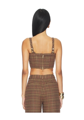 L'AGENCE Tiffany Corset Top in Tan. Size 00. Also in 0, 2, 4, 6, 8, 10, 12.