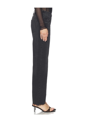 Moussy Vintage Glencoe Straight Low Jeans in Black. Size 24. Also in 26, 27, 28, 30, 31, 32.