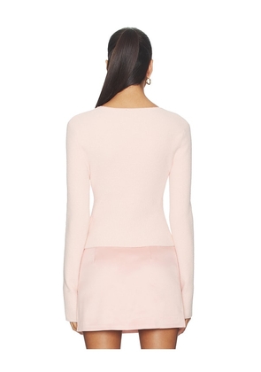 MAJORELLE Malika Sweater in Blush. Size M. Also in XS, XXS, S, XL.