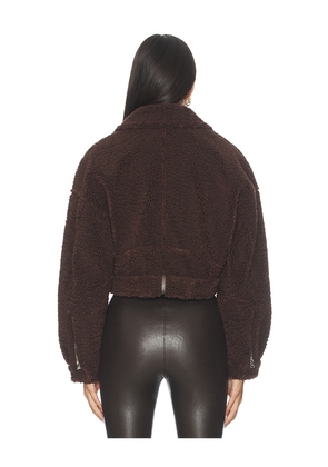 LAMARQUE Brina Jacket in Brown. Size M. Also in S, L.