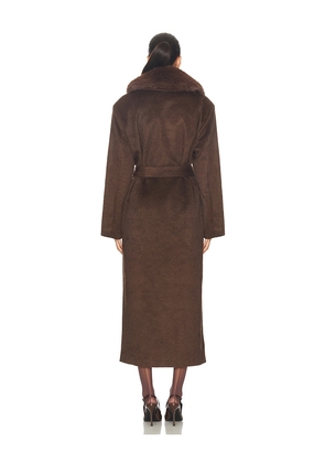LAMARQUE x REVOLVE Tillie Coat in Brown. Size S. Also in XS, M, XXS.