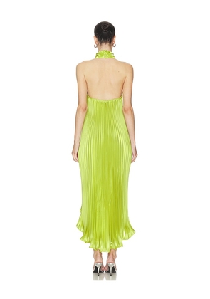 L'IDEE Caribbean Mini Dress in Green. Size 12/L. Also in 6/XS.