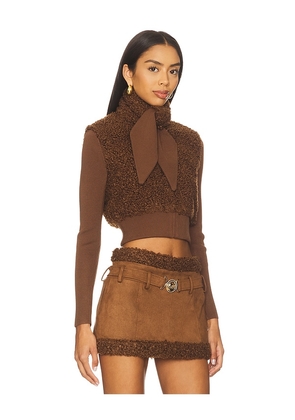 Nana Jacqueline Anne Jacket in Brown. Size L. Also in S.