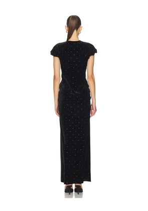 LoveShackFancy Melora Dress in Black. Size 10. Also in 0, 2, 4, 6, 8.