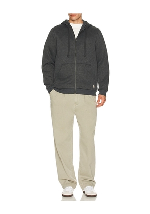 Marine Layer Corbet Quilted Zip Hoodie in Black. Size M. Also in S.