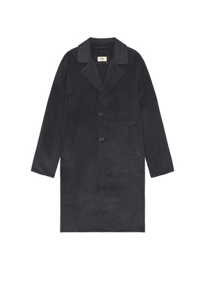 Marine Layer Wool Longline Coat in Navy. Size M. Also in S, XL/1X.